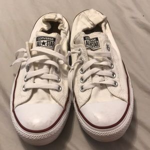 Size 11 women’s converse white shoreline